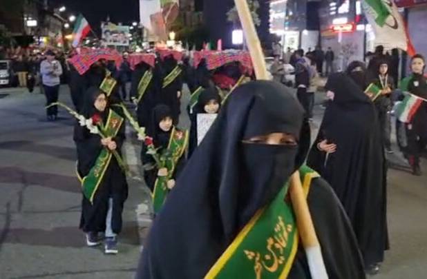 اجتماع مردمی و وداع با پیکر مطهر شهید در رامسر