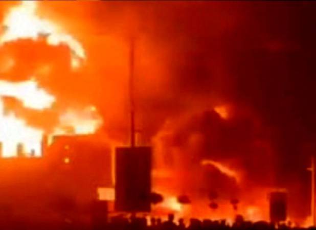 انفجار مهیب در کارخانه مهمات‌سازی در رم + فیلم