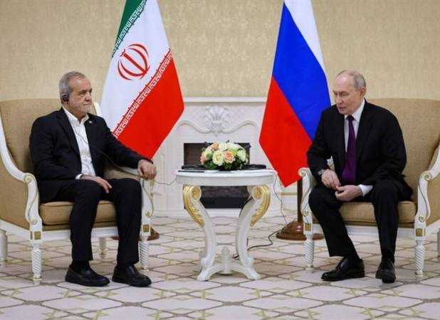 پزشکیان با پوتین دیدار کرد