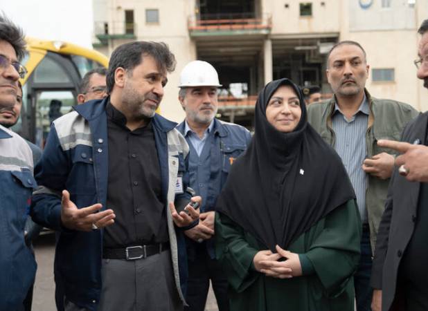 بازدید رئیس سازمان حفاظت محیط زیست از پتروشیمی تبریز
