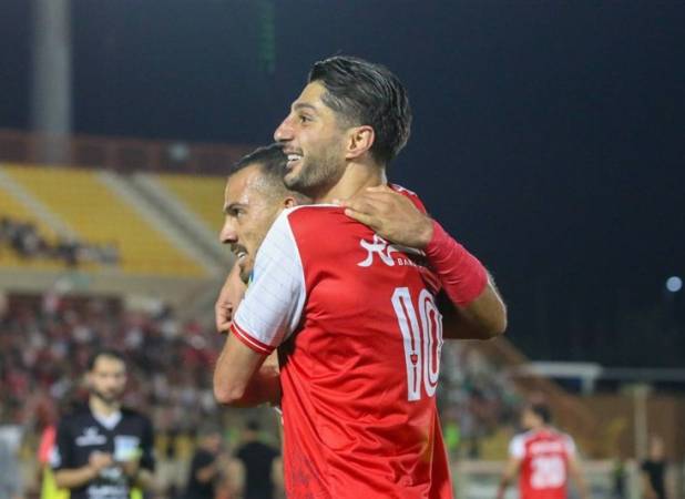 پرسپولیس با غلبه بر شمس آذر به رختکن رفت
