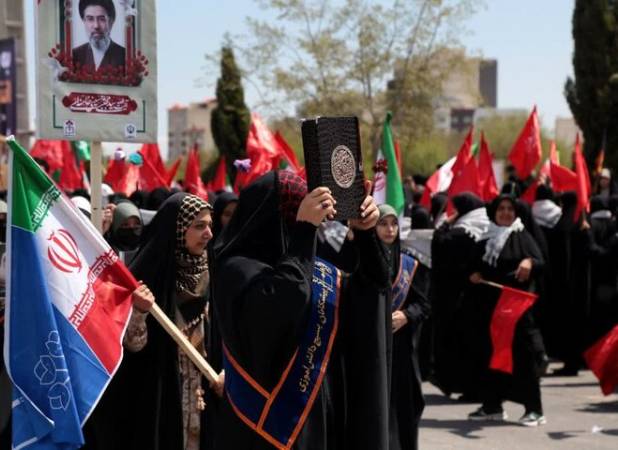تصاویری از رزمایش دختران جان فدا در ارومیه