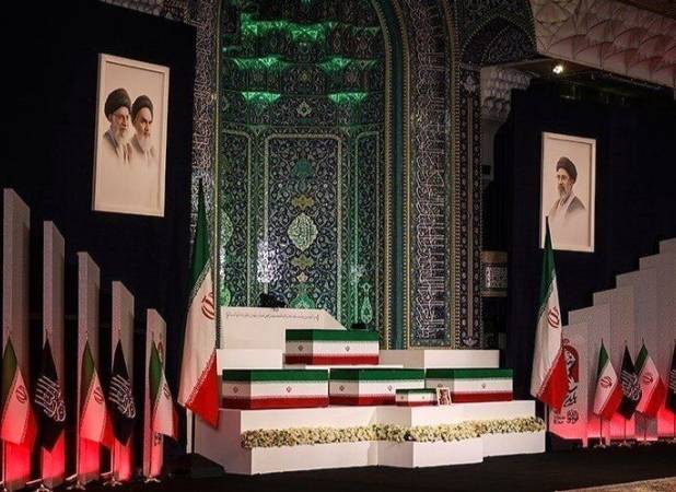 ادای احترام هیات‌ های بین‌المللی به پیکر پدر امت
