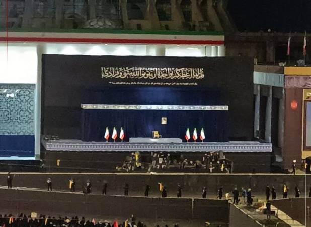 جایگاه پیکر مطهر رهبر شهید با رنگ‌وبوی حسینیه امام خمینی(ره)