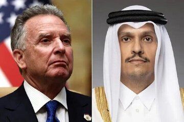 دیدار وزیر خارجه قطر با ویتکاف و کوشنر در دوحه