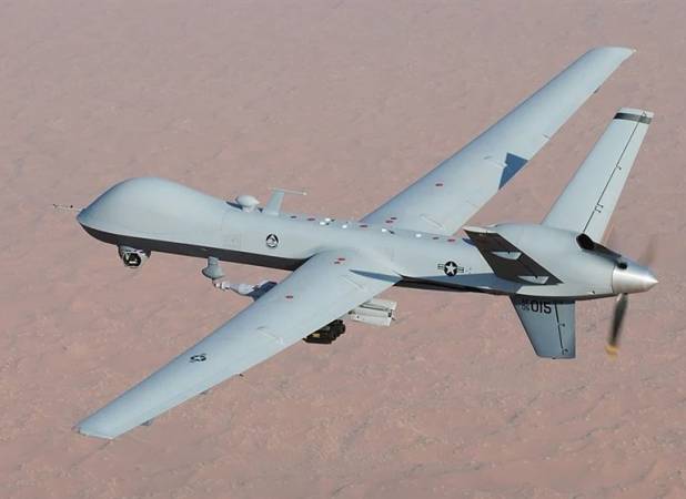 فیلم انهدام پهپاد MQ-9 در آسمان عسلویه
