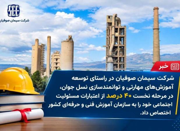 تداوم حمایت سیمان صوفیان از توسعه آموزش‌های مهارتی جوانان