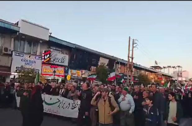 راهپیمایی پرشور مردم انقلابی نوشهر