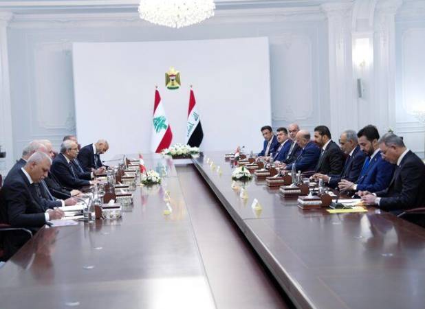 ​نخست وزیر لبنان با همتای عراقی خود دیدار و گفتگو کرد
