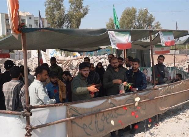 میثاق دانشجویان دانشگاه‌های تهران با شهدای مدرسه میناب