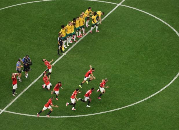 تصاویر منتخب از صعود تاریخی مصر با حذف استرالیا