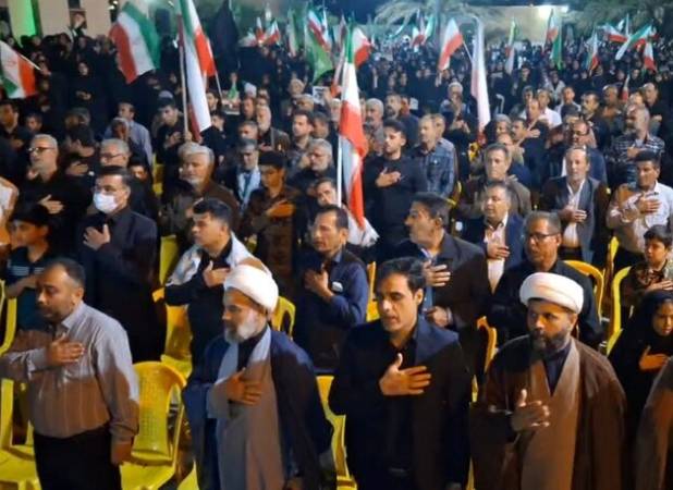اجتماع باشکوه مردم انقلابی آبدان