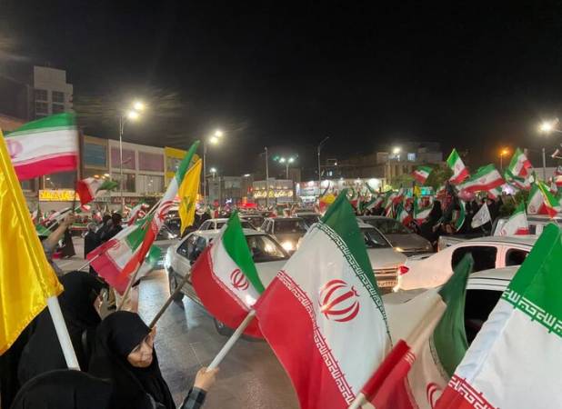 شب پنجاهم مقاومت ملی مردم کرمان در خیابان ها