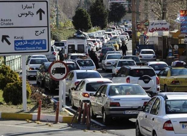 آزادراه تهران - شمال یک‌طرفه شد/ انسداد مقطعی تونل ۱۸