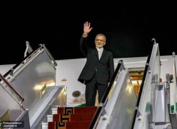 پزشکیان عازم تهران شد