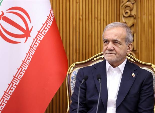 استقبال رسمی پزشکیان از علی الزیدی در سعدآباد