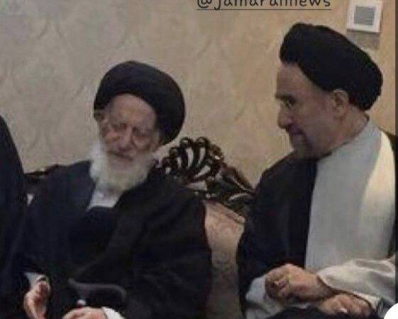 خاتمی جویای احوال آیت‌الله شبیری زنجانی شد