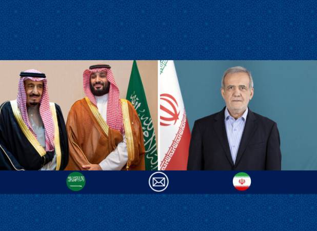 پیام جداگانه پزشکیان به پادشاه و ولیعهد عربستان