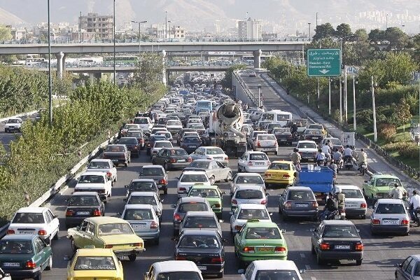 وضعیت تردد در معابر و بزرگراه‌های پایتخت