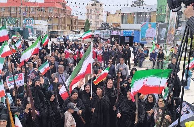 عزاداری دهدشتی ها در اربعین رهبر شهید انقلاب اسلامی