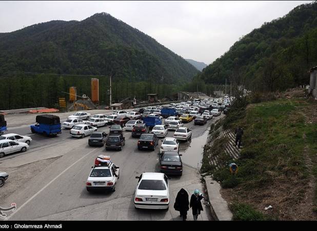 تردد روان در محورهای شمالی به جز محور چالوس