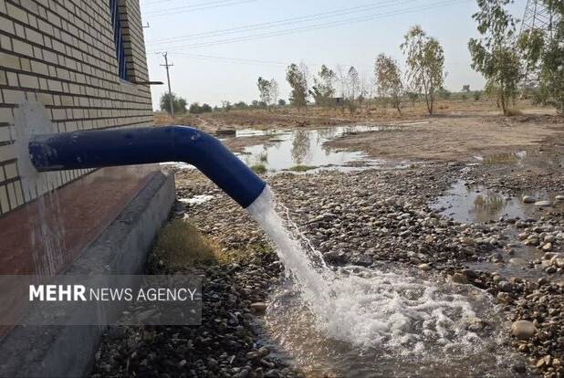 بهره برداری از دو طرح آبرسانی در شهرستان بم