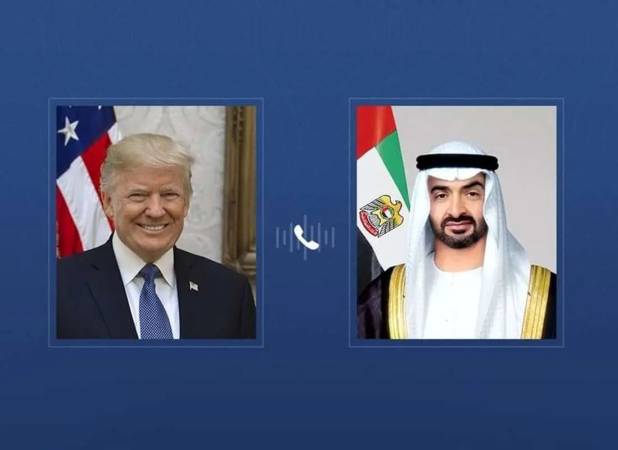 گفت‌وگوی تلفنی ترامپ و رئیس امارات درباره تحولات منطقه
