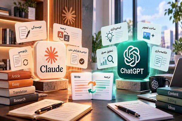 خرید اکانت کلود برای نویسندگی و ترجمه؛ مقایسه با ChatGPT