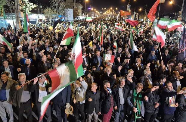 تجمع شبانه در گرگان برگزار شد
