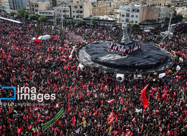 واکنش وزیر جنگ اسرائیل به مراسم تشییع رهبر شهید انقلاب