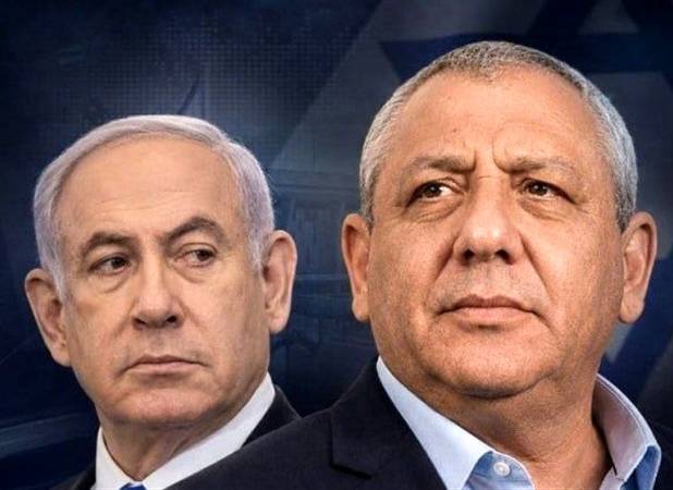 نتانیاهو از رقیبش عقب افتاد