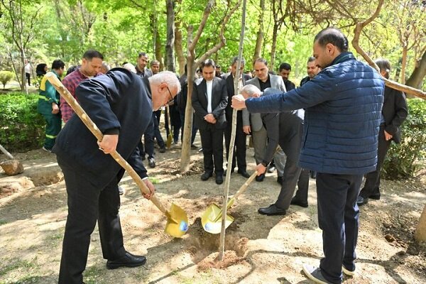 بوستان قیطریه میزبان نهال‌های تازه در روز تولد امام شهید بود