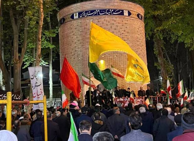 تجمع حماسی مردم فومن در ایستگاه چهل و پنجم