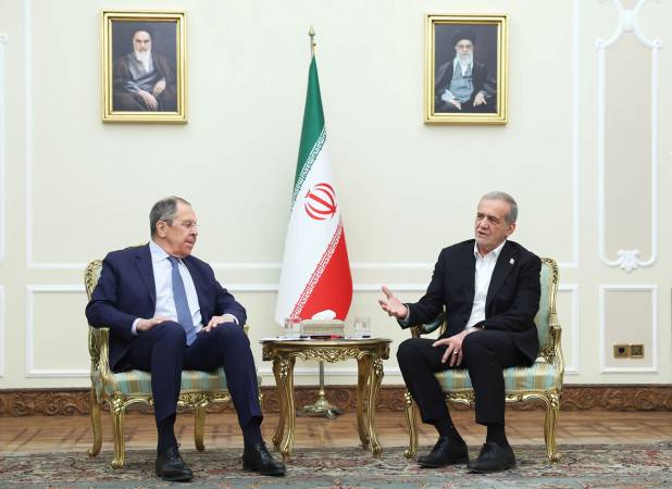 دیدار وزیر امور خارجه روسیه با رئیس جمهور