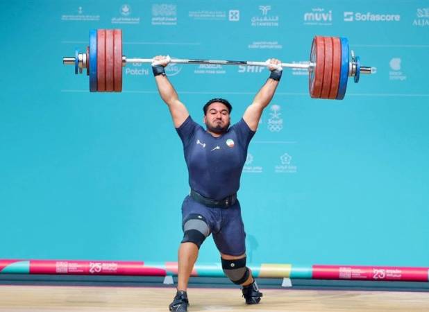 نصیری با رکورد 231 کیلوگرم صاحب مدال طلا شد