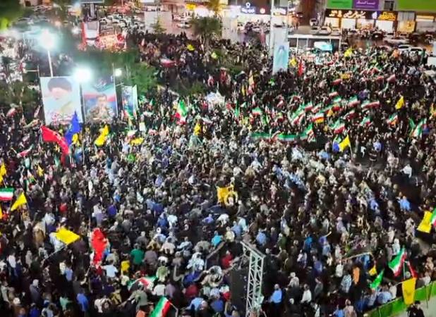 رجزخوانی بوشهری‌ها برای اسرائیل در سینه‌زنی سنتی