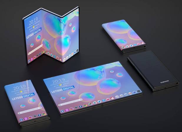 گوشی تاشو سامسونگ در چند تصویر رؤیت شد